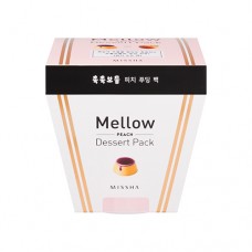 MISSHA Mellow Dessert Pack (Peach) - Pleťová maska s jemnou pudingovou texturou pro hydrataci pleti (M5705)