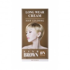MISSHA Long Wear Cream Hair Coloring Sand Brown  - Dlouhotrvající barva na vlasy (M9894)